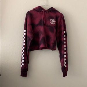 Cropped vans hoodie